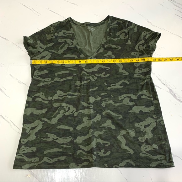 Merona Like New Women’s Comfy Camo VNeck Short Sleeves Tee Size XXL - Picture 7 of 8